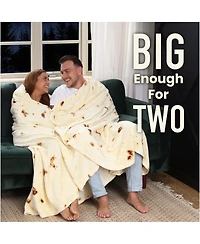 Zulay Kitchen Premium Round Soft Giant Novelty Big Tortilla Blanket