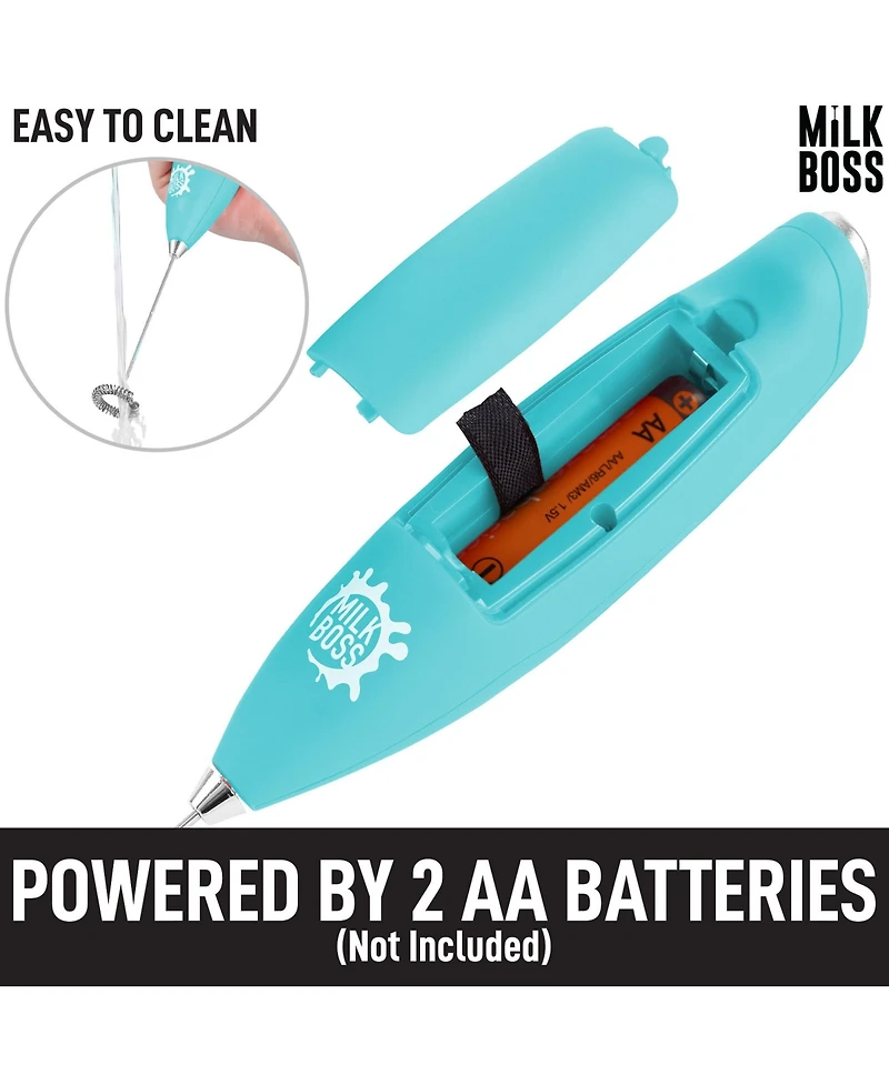 Milk Boss Milk Frother With Holster Stand