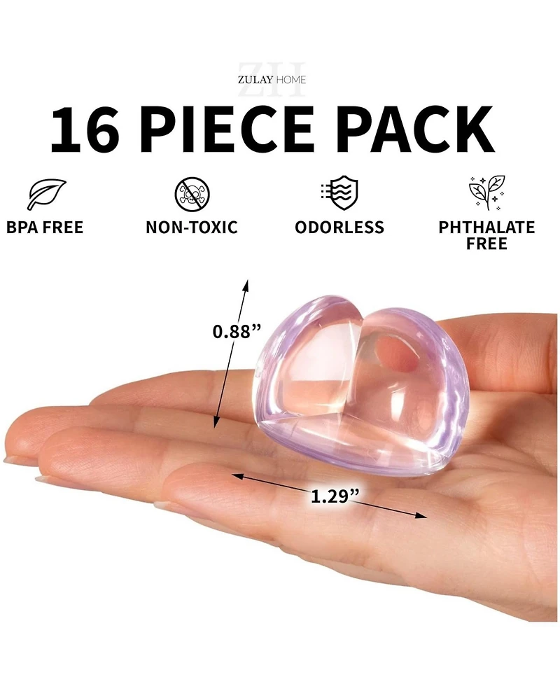 Zulay Kitchen Pack Corner Protector Baby Proof Corners and Edges