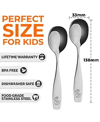 Kids and Toddler Cutlery Set Designed For Self Feeding