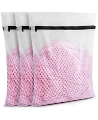 Large Reusable 3 pack Mesh Laundry Bags for Delicates and Washing Machine
