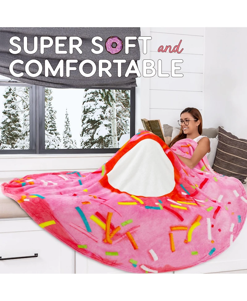 Giant Double Sided Novelty Blanket for Adults & Kids (60 Inches)