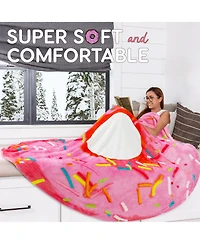 Giant Double Sided Novelty Blanket for Adults & Kids (60 Inches)