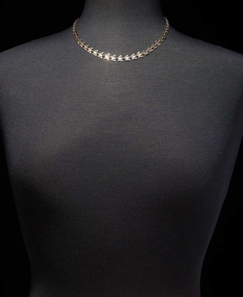 lonna & lilly Gold-Tone Butterfly Collar Necklace