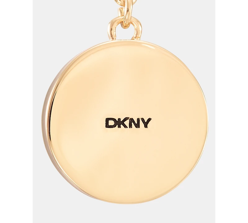 Dkny Dynamic Jet Cabochon Drop Earrings