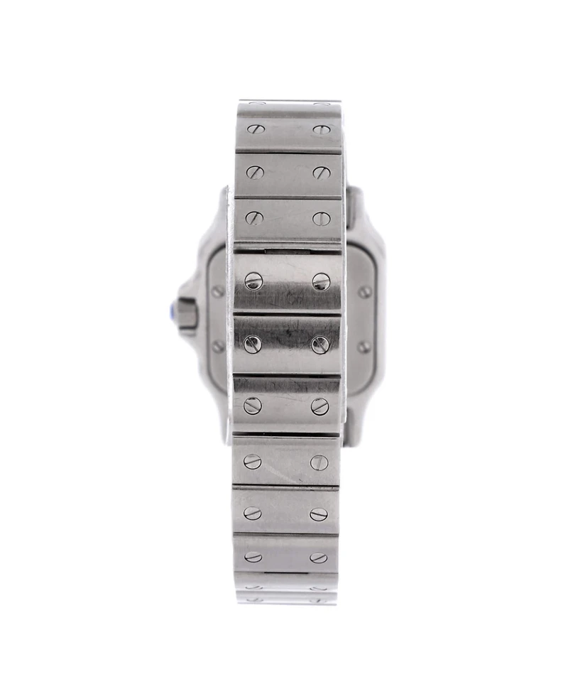 Pre-Owned Cartier Santos de Cartier Galbee Quartz Watch in Stainless Steel 24mm