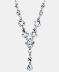 Givenchy Crystal Statement Lariat Necklace, 16" + 3" extender