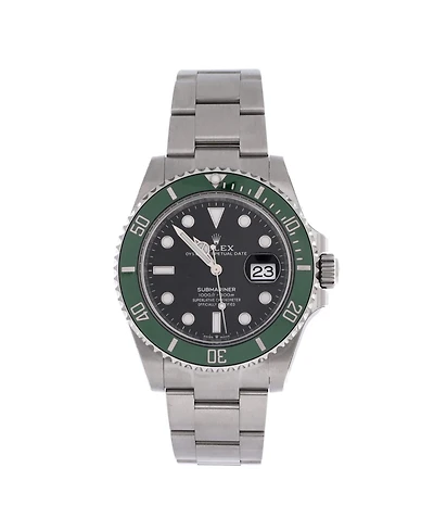 Pre-Owned Rolex Oyster Perpetual Submariner Starbucks Date Automatic Watch in Stainless Steel and Cerachrom 41mm