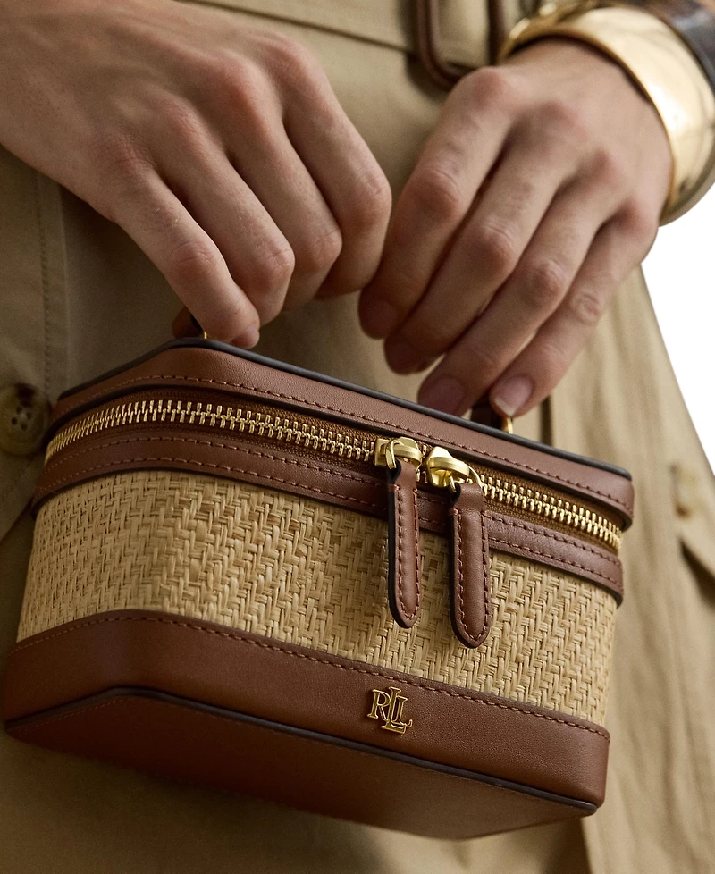 Lauren Ralph Lauren Hallee Small Leather Crossbody Bag