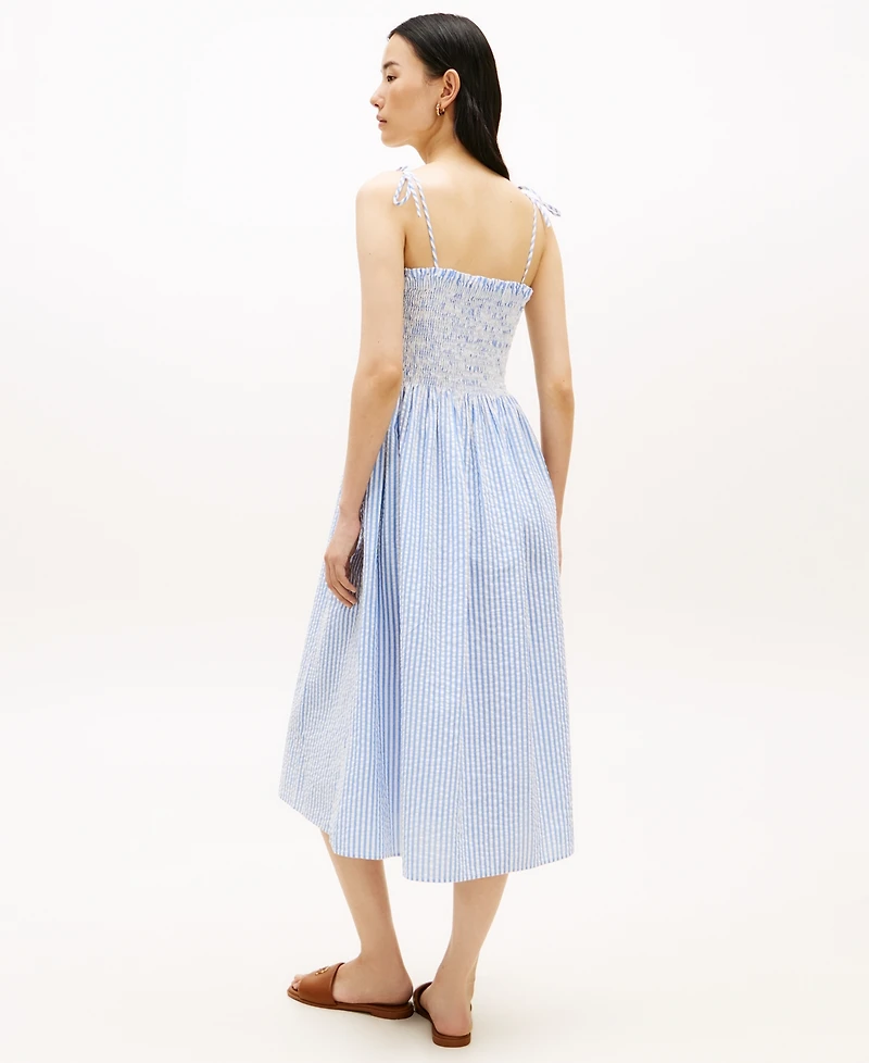 Tommy Hilfiger Women's Sleeveless Smocked Dress