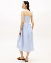 Tommy Hilfiger Women's Sleeveless Smocked Dress