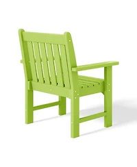WestinTrends Outdoor Patio Hdpe Adirondack Dining Arm Chairs (Set of