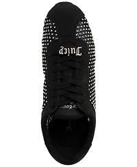 Juicy Couture Women's Flirt Rhinestone Mesh Lace-Up Sneakers