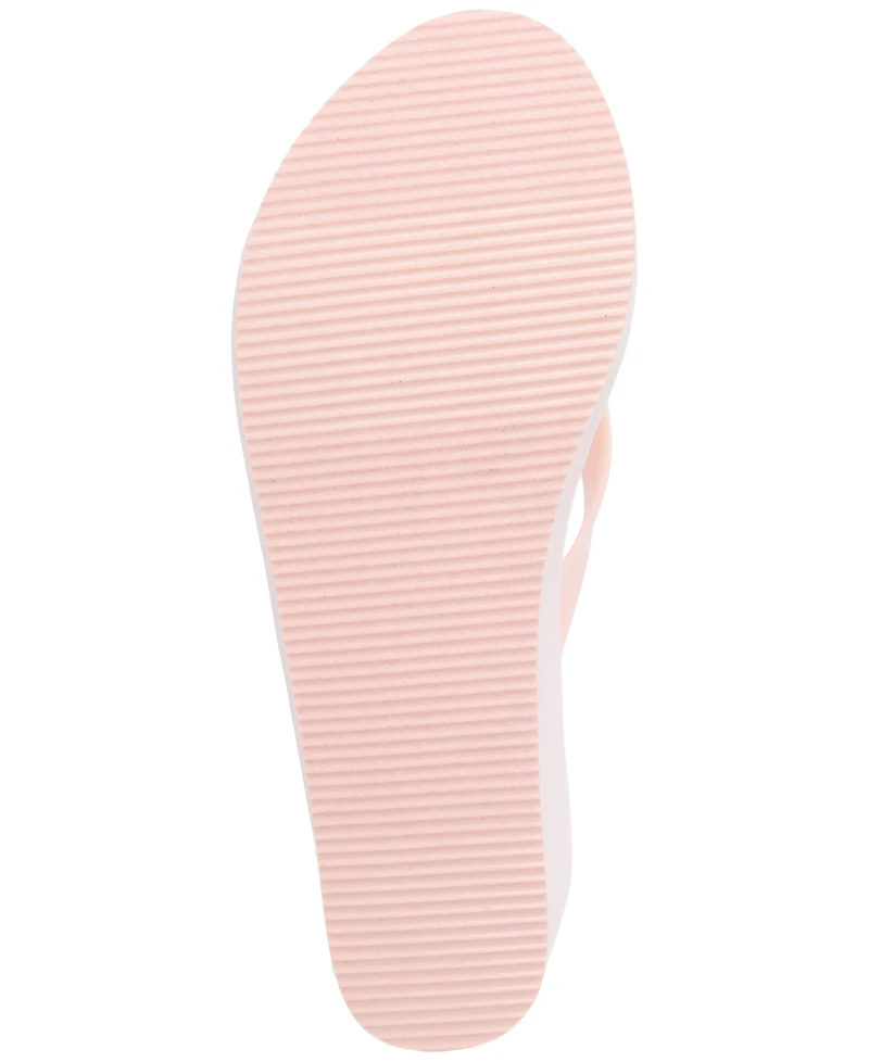 Juicy Couture Women's Boujee Platform Thong Wedge Sandals