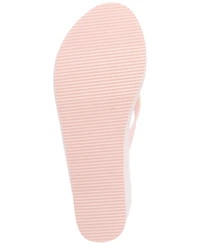 Juicy Couture Women's Boujee Platform Thong Wedge Sandals