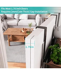 Yigii Over The Door Organizer with 9 Hooks & 2 Baskets - Rustproof, Waterproof, Portable