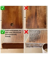 Yigii Industrial Rustic Pipe Shelves 5-Tier Wall Storage for Home Decor