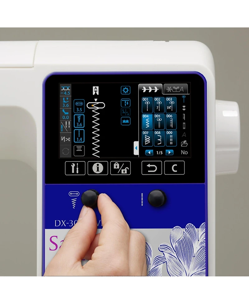 Juki Sayaka Dx-3000QVP Quilt Virtuoso Pro Computerized Sewing and Quilting Machine