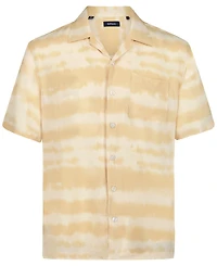 Buffalo David Bitton Men's Tie-Dye Stripe Camp Shirt