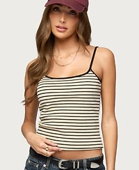 Women's Gretta Striped Ribbed Tank Top