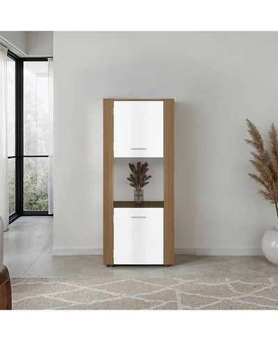 Fm Furniture Hudson Vertical Storage Cabinet
