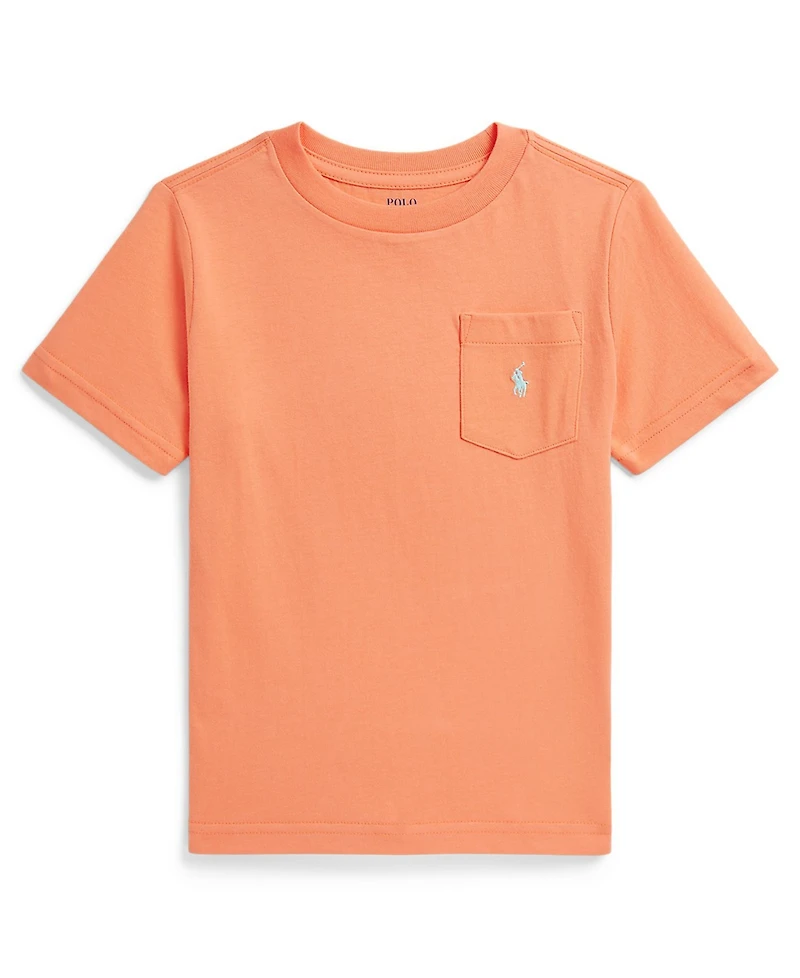 Polo Ralph Lauren Boys 2-7 Cotton Jersey Pocket Tee
