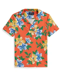 Polo Ralph Lauren Boys 2-7 Floral-Print Cotton Jersey Shirt