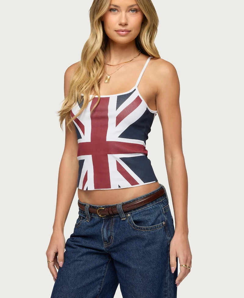 Edikted Women's Uk Babe Tank Top