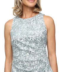 Alex Evenings Petite Sleeveless Corded Ball Gown