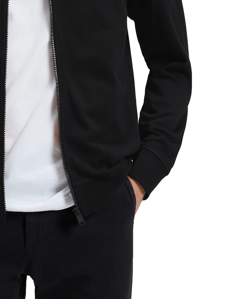 Boss by Hugo Men's Logo Badge Zip-Up Sweatshirt