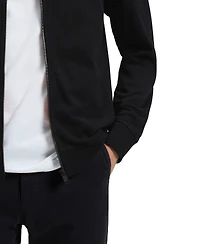 Boss by Hugo Men's Logo Badge Zip-Up Sweatshirt