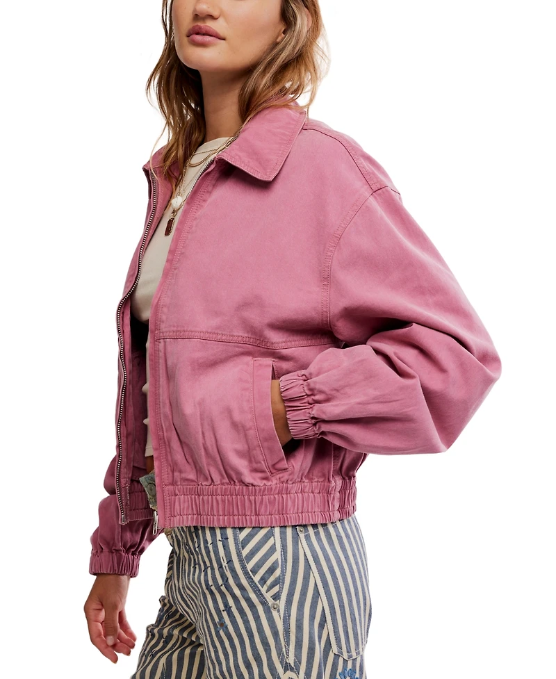 Free People Women's Birdie Collared Jacket