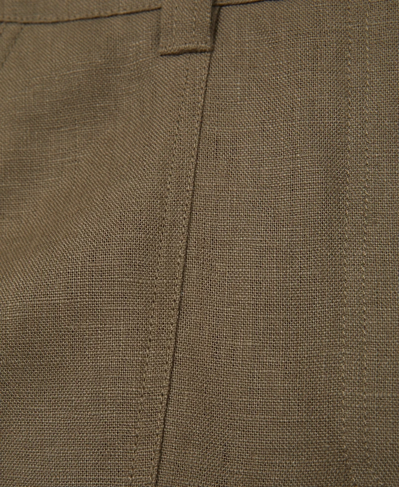 Reiss Women's Linen Wide-Leg Pants