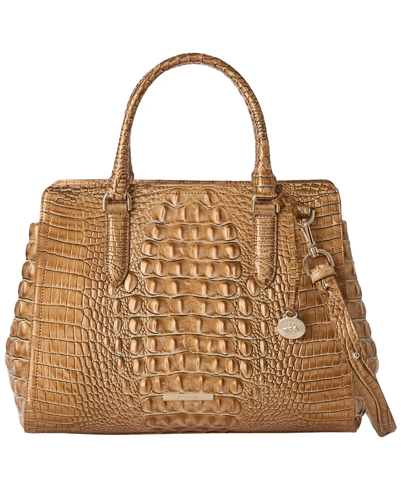 Brahmin Women's Finley Leather Large Satchel Bag