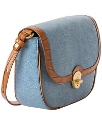 Brahmin Portia Starlit Denim Small Crossbody Bag