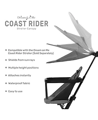 Dream On Me Toddler Coast Rider Stroller Canopy
