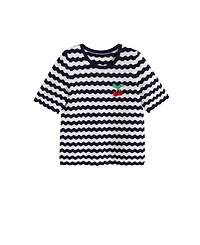 Chinti & Parker Women's Cherry Crochet Tee