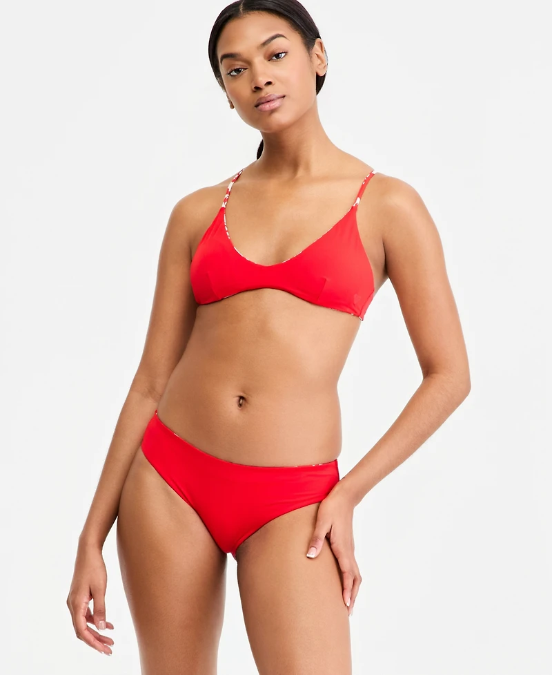Roxy Juniors' Days Of Summer Reversible Triangle Bikini Top