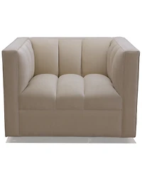 Jhuliana 40" Fabric Swivel Chair