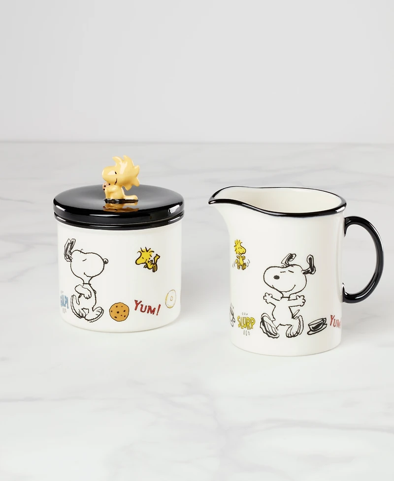 Lenox Chef Snoopy 2-Pc. Sugar & Creamer Set