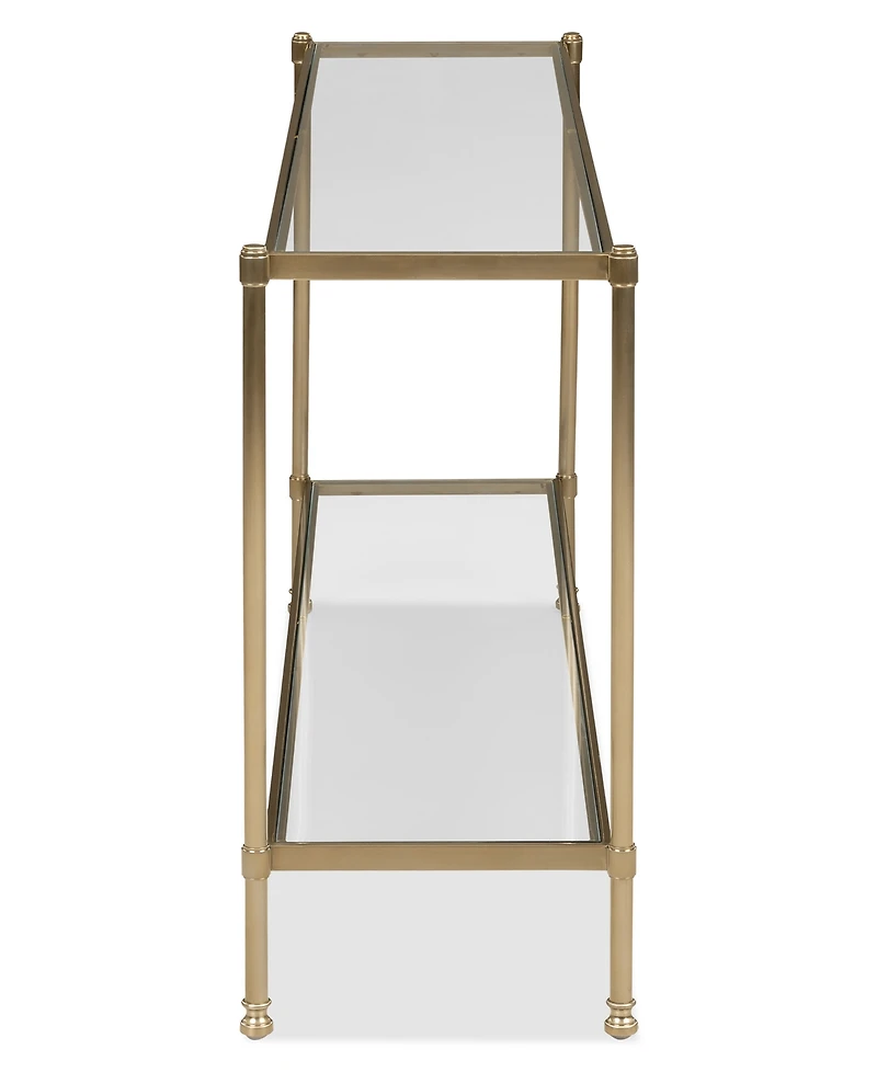 Isla 58.5" Glass Sofa Table