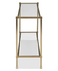 Isla 58.5" Glass Sofa Table