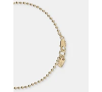 Lauren Ralph Lauren Gold-Tone 36" Logo Tag Pendant Necklace