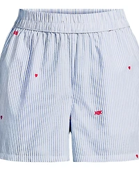 Lands' End Women's Poplin Sleep Boxer Shorts