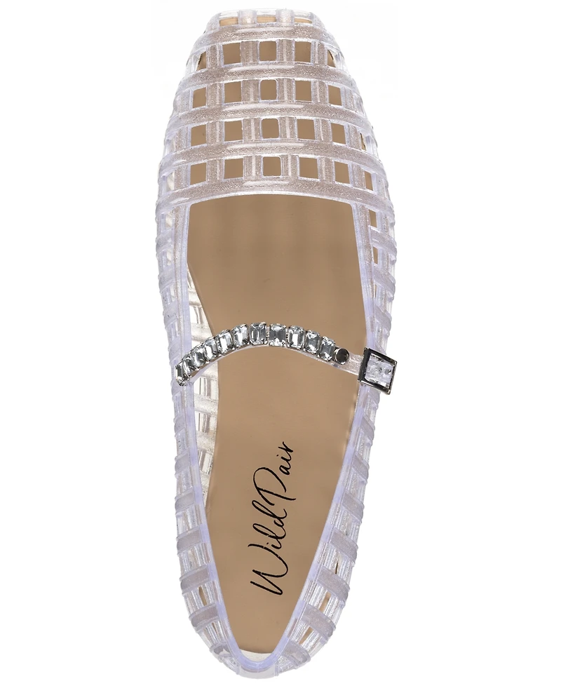 Wild Pair Women's Xena Jelly Mary Jane Flats, Macy's Exclusive