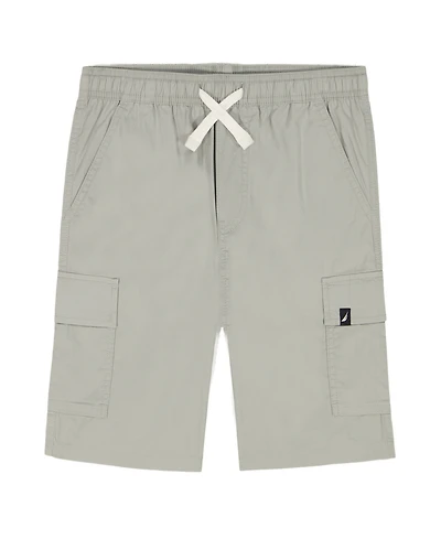 Nautica Boys' 8-20 Elastic-Waist Flap Cargo Shorts