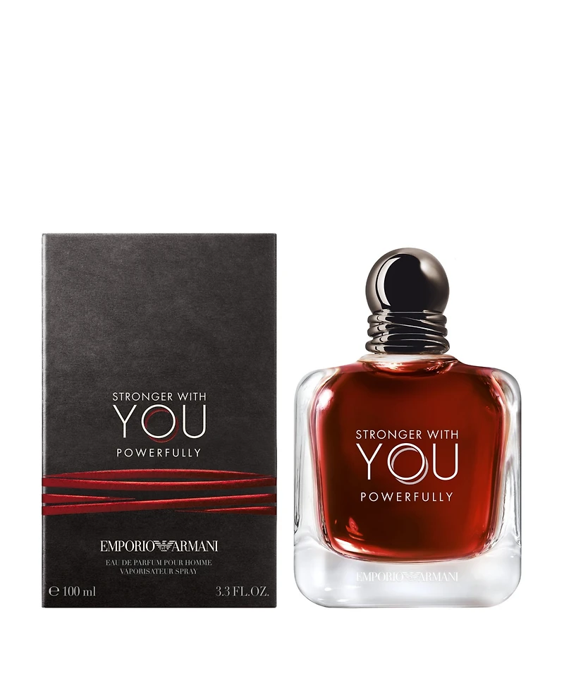 Armani Stronger With You Powerfully Eau De Parfum Spray, 3.4 oz.