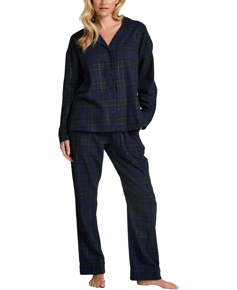 Hunkemoller Women's Flannel Pyjama Pants