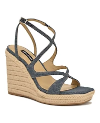 Nine West Women's Adriane Platform Wedge Sandals