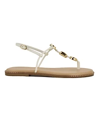 Nine West Women's Derika T-Strap Slingback Sandals